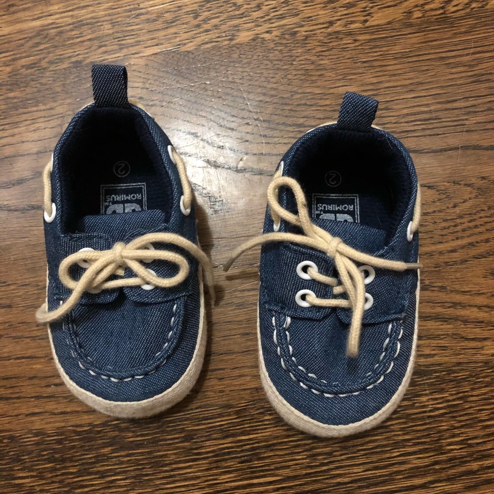 Romirus infant boat shoes